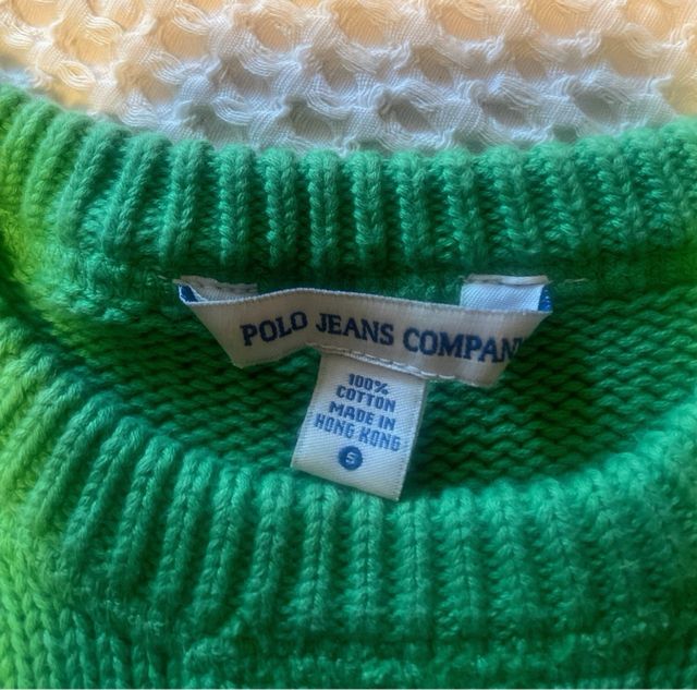 Jersey Polo Jeans Ralph Lauren Verde Mujer