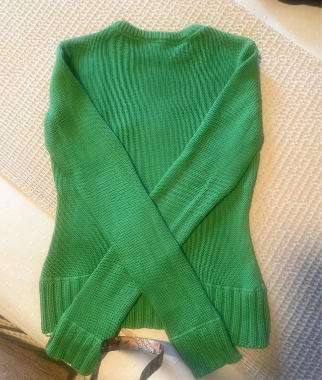 Jersey Polo Jeans Ralph Lauren Verde Mujer