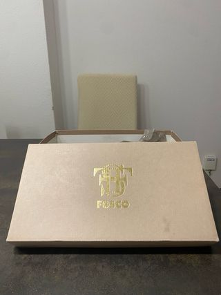 Zapatos Fosco T-Strap Nude Tacón Plataforma