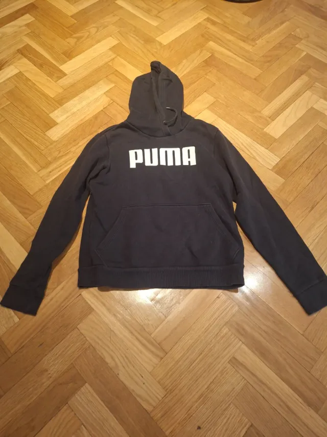 Sudadera Puma Negra/Gris