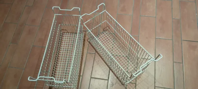 2 Cestas metálicas para congelador