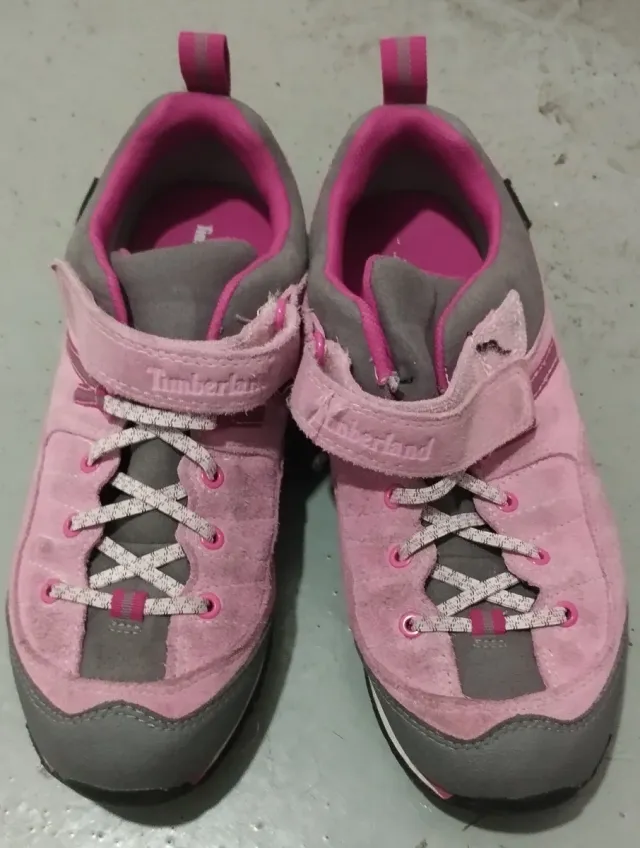 Zapatillas Timberland rosas y grises