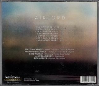 CD AIRLORD - Clockwork Revenge Prog Metal