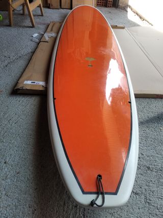 Tabla de surf longboard naranja
