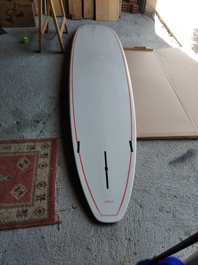 Tabla de surf longboard naranja