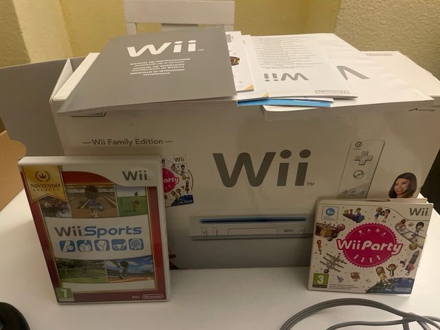 Nintendo Wii Family Edition Blanca + Juegos