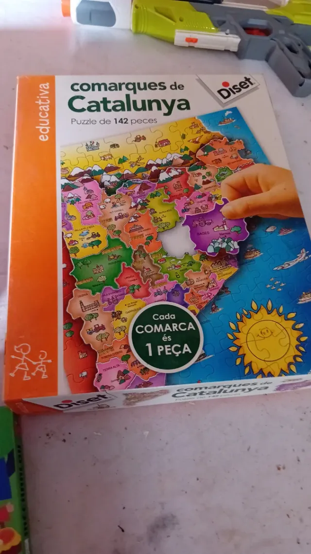 Puzzle Comarques de Catalunya 142 piezas