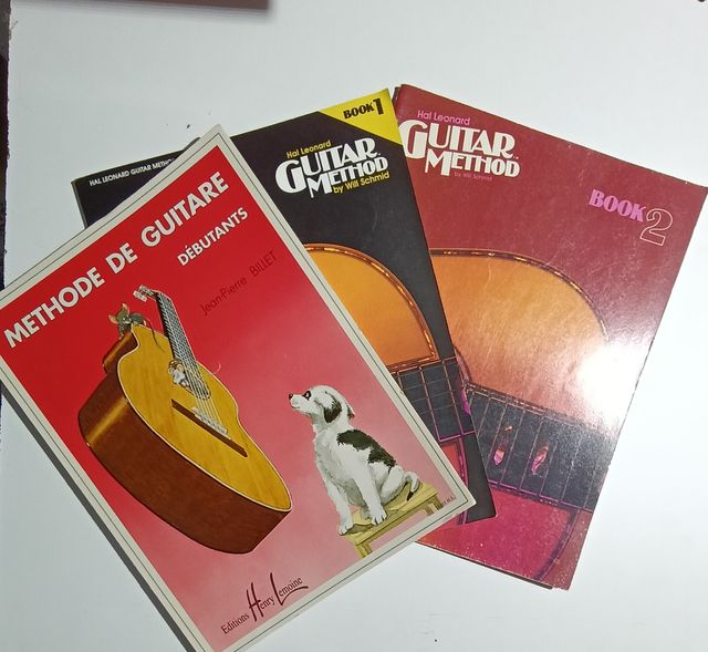Lote 3 Métodos de Guitarra
