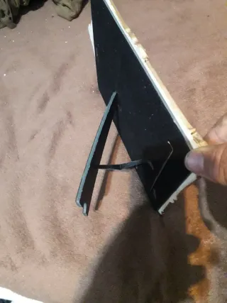 Marco de fotos antiguo decorado