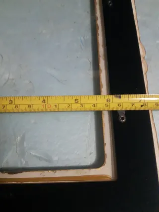 Marco de fotos antiguo decorado