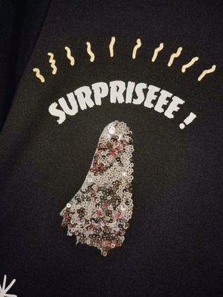 Vestido negro Zara con volantes