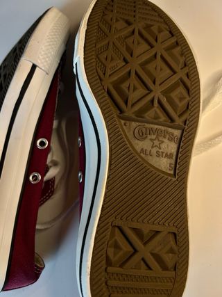 Zapatillas Converse Rojas Talla 37.5 Color granate