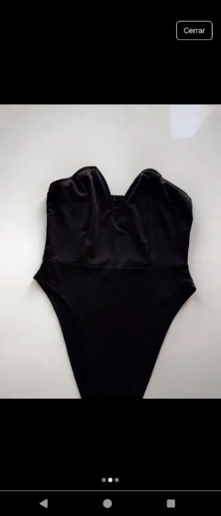 Body de fiesta negro