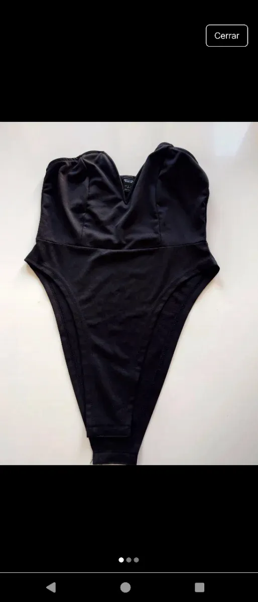 Body de fiesta negro