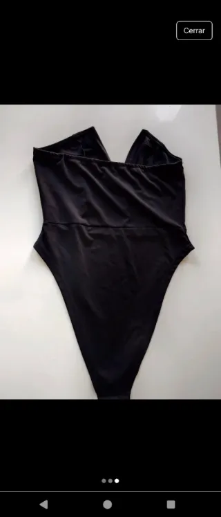 Body de fiesta negro