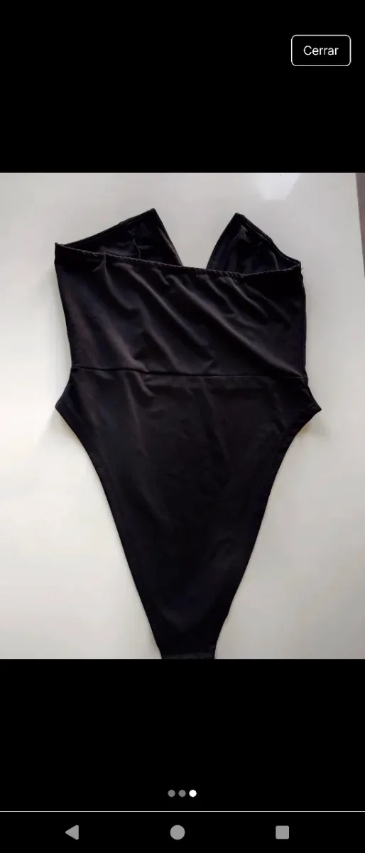 Body de fiesta negro