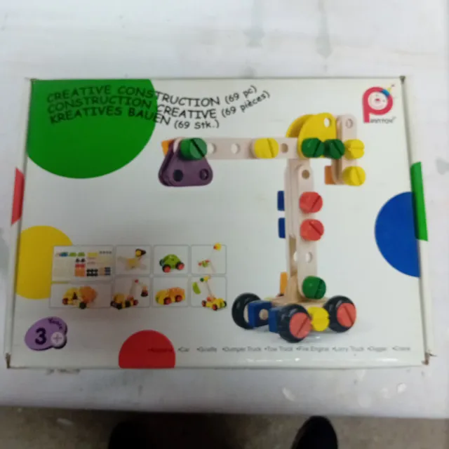 Juego de construcción de madera 69 piezas