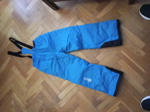 Pantalones de esquí azules con tirantes