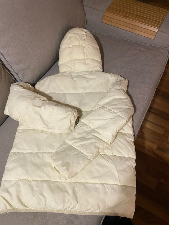 Plumífero Champion Beige/Blanco