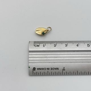 Colgante de oro 18kt con esmeralda