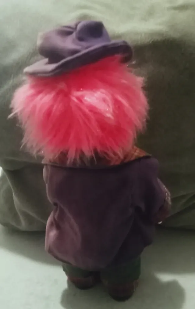 Prezioso burattino clown vintage in porcellana