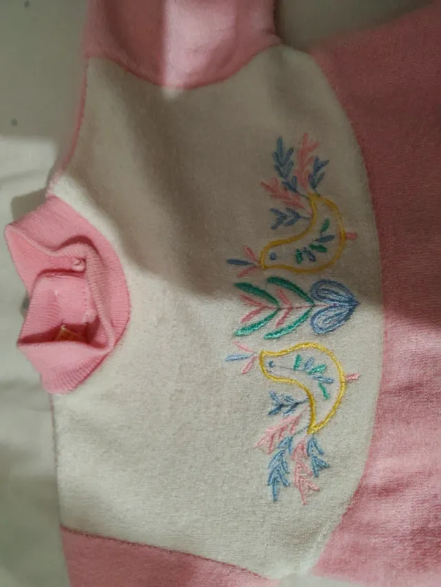 Pijama bebé 1-2 meses rosa