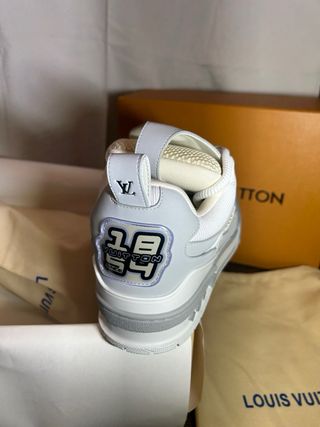 Scarpe Louis Vuitton Grigio Bianco