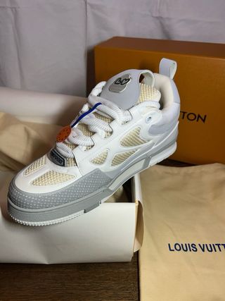 Scarpe Louis Vuitton Grigio Bianco