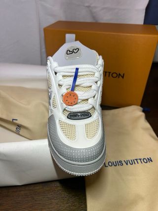 Scarpe Louis Vuitton Grigio Bianco