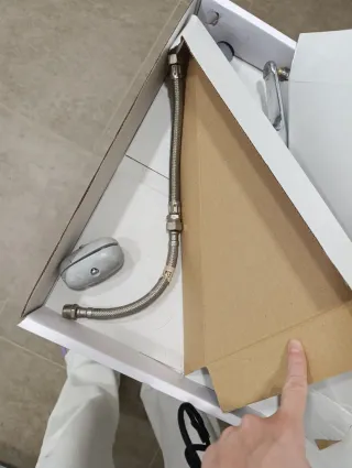 Grifo de cocina extraíble plateado