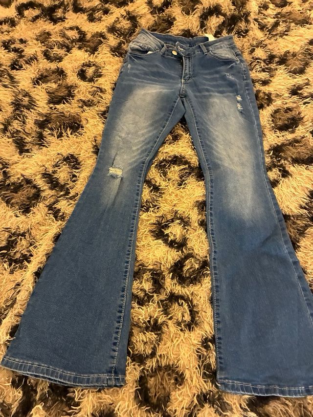 Vaqueros desgastados talla XS/34/6 segunda mano