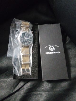 Reloj Deportivo Hombre  Verde Militar impermeable