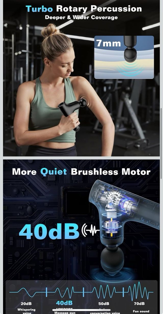 Pistola masaje muscular