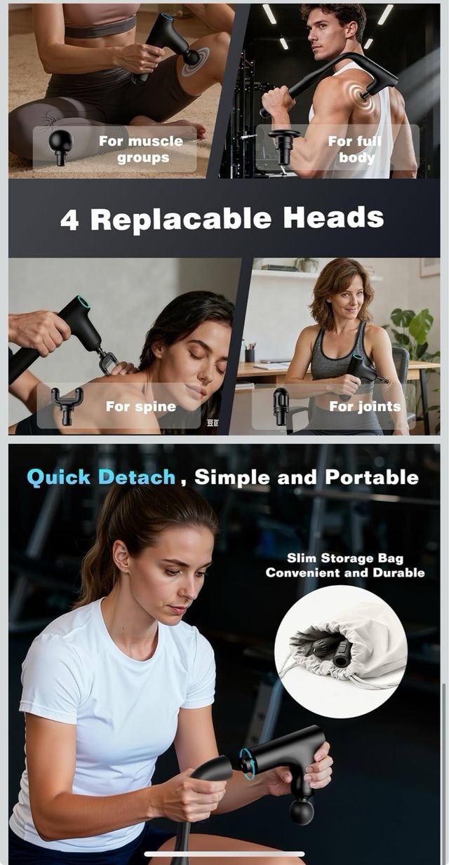 Pistola masaje muscular