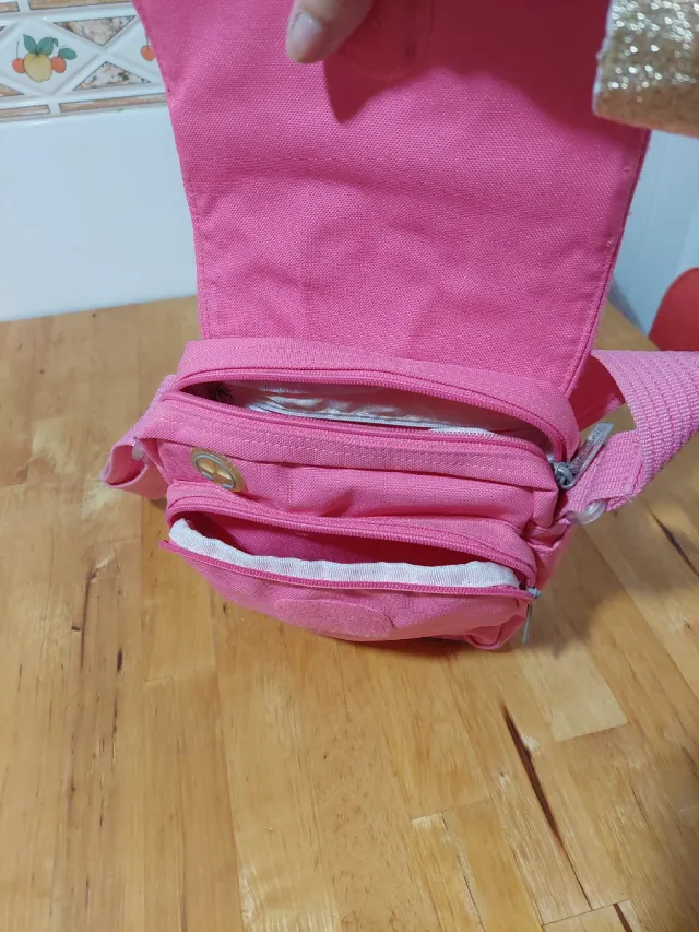 Bolso bandolera deportivo Reebok rosa