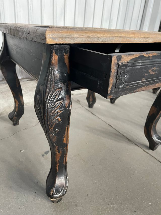 Pareja Mesitas Auxiliares Madera envejecida