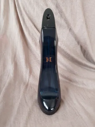 Frasco Perfume CH Mujer Tacón Negro Dorado