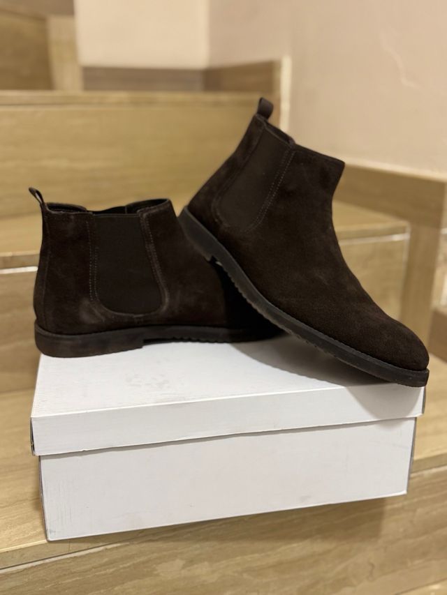 Botas Chelsea Silbon Marrones Talla 45
