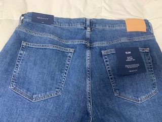 Pantalón Vaquero GANT Slim Talla 48 Azul