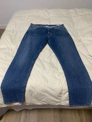 Pantalón Vaquero GANT Slim Talla 48 Azul