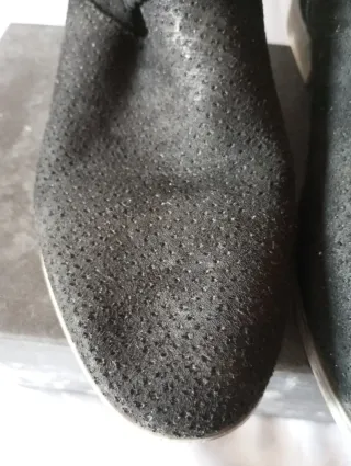 Stivaletti John Richmond neri con perline