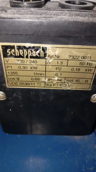 Sierra de cinta azul