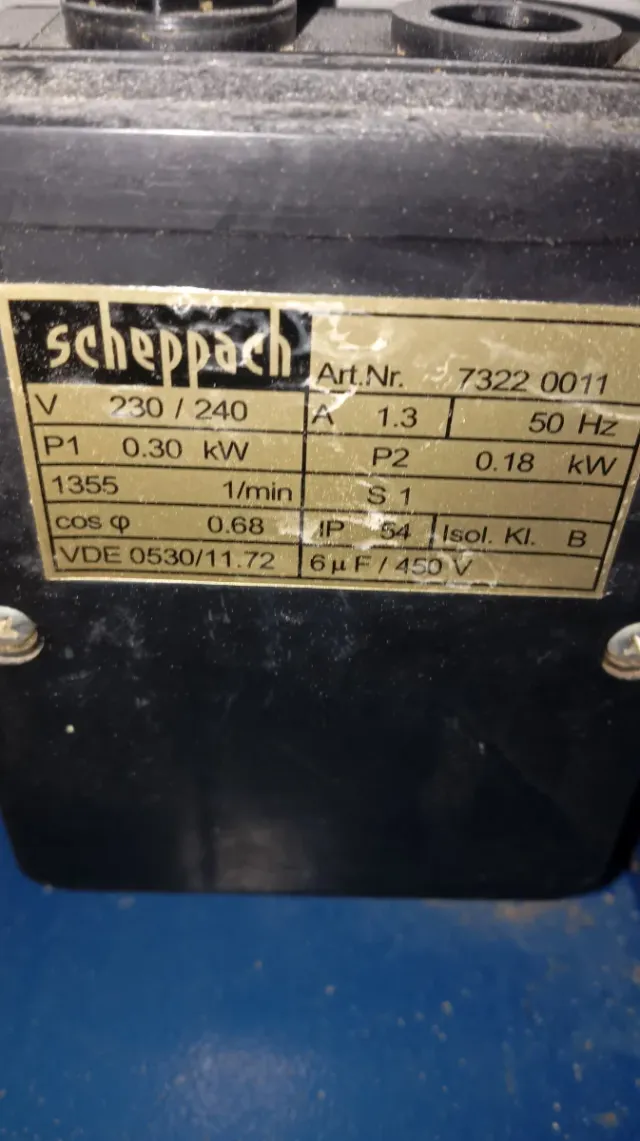 Sierra de cinta azul