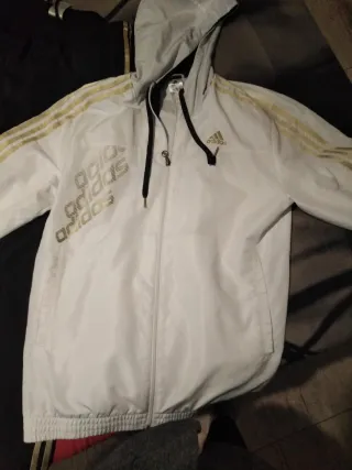 Conjunto Chándal Adidas Blanco y Negro