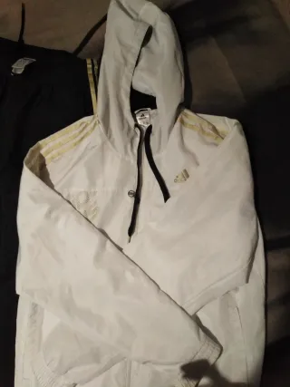 Conjunto Chándal Adidas Blanco y Negro