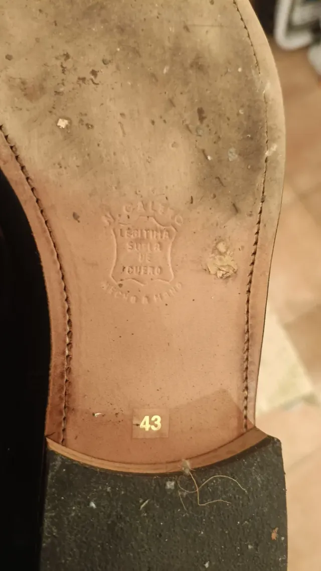 Botas moteras negras tipo engineer talla 43