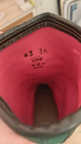 Botas moteras negras tipo engineer talla 43