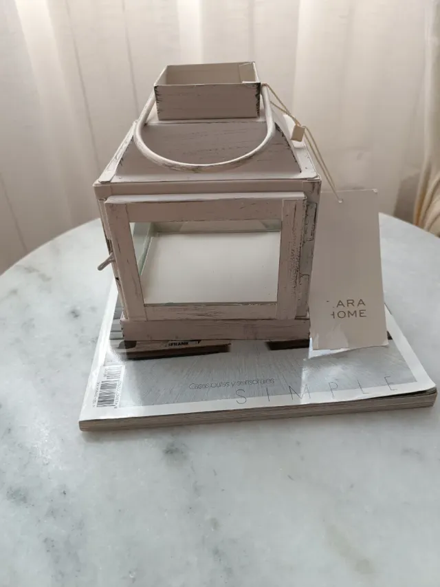 Portavelas Zara Home Blanco