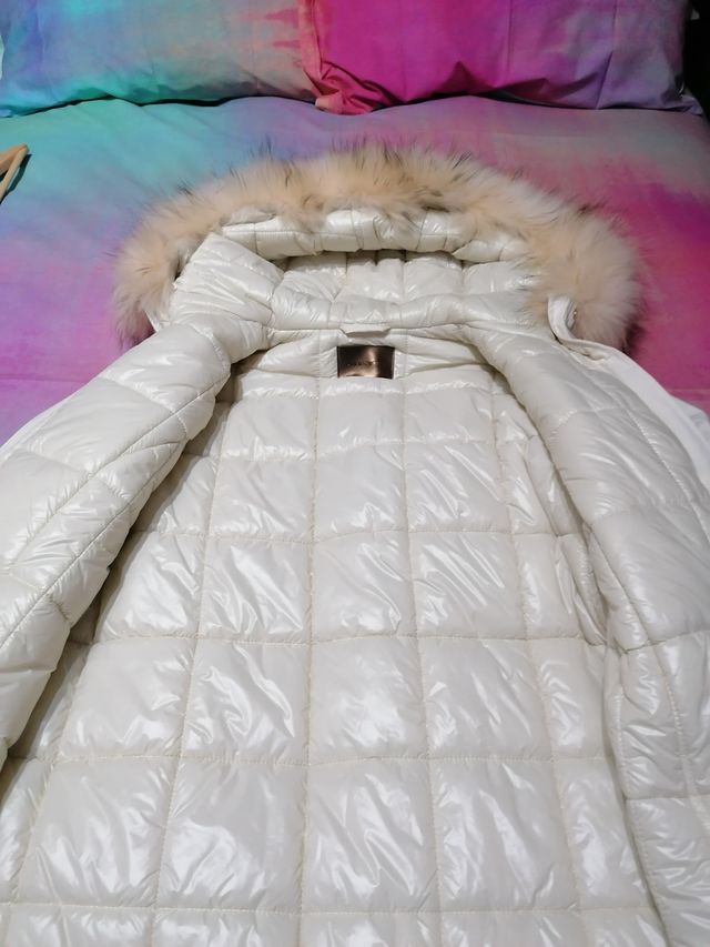 Abrigo blanco Anna Mora Blanco Mujer