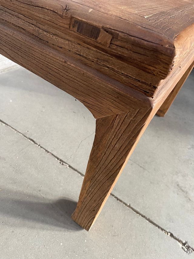 Mesa centro o auxiliar de madera maciza 80x80x55